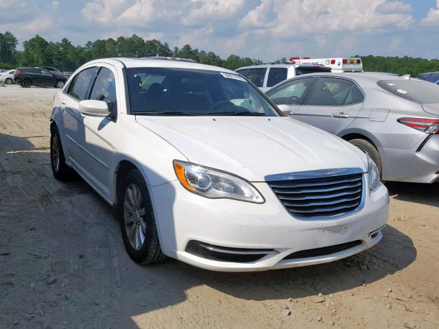 1C3CCBBG1DN678683 - 2013 CHRYSLER 200 TOURIN WHITE photo 1