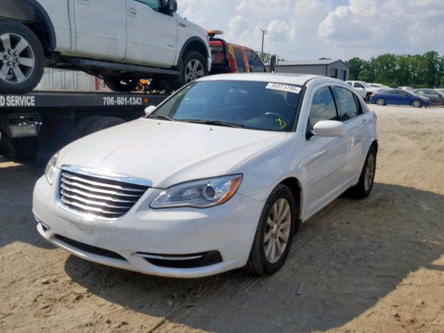 1C3CCBBG1DN678683 - 2013 CHRYSLER 200 TOURIN WHITE photo 2