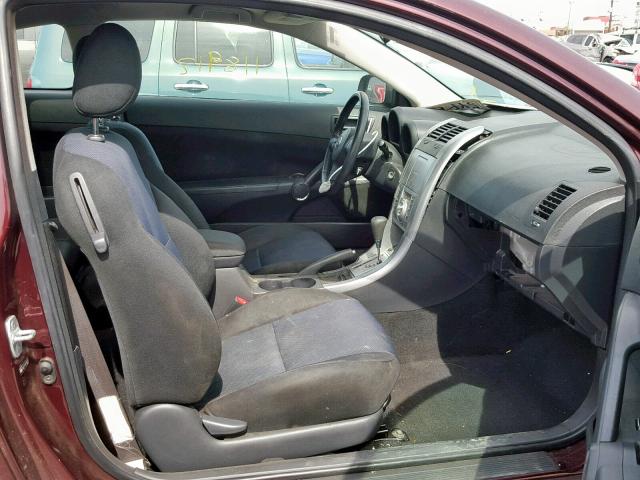 JTKDE177670203232 - 2007 TOYOTA SCION TC PURPLE photo 5
