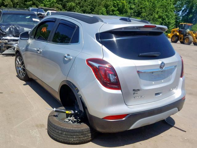 KL4CJ1SB2JB641228 - 2018 BUICK ENCORE SPO SILVER photo 3