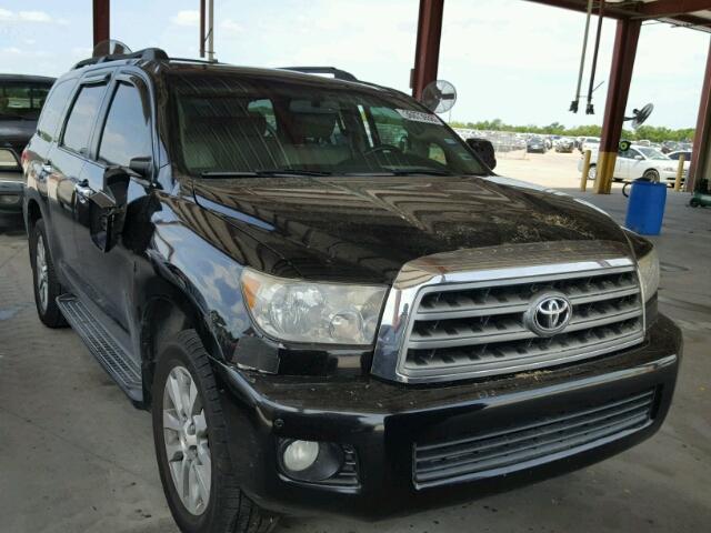 5TDZY68A38S011194 - 2008 TOYOTA SEQUOIA LI BLACK photo 1