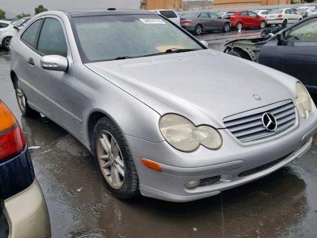 WDBRN40JX3A469294 - 2003 MERCEDES-BENZ C 230K SPO SILVER photo 1