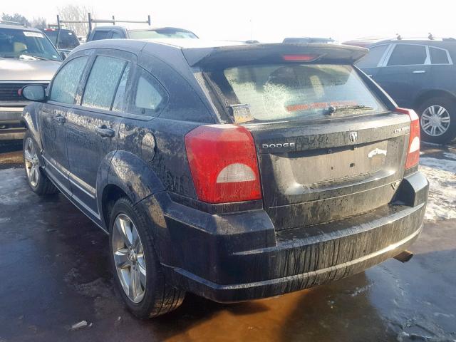 1B3CB8HBXAD615887 - 2010 DODGE CALIBER RU BLACK photo 3