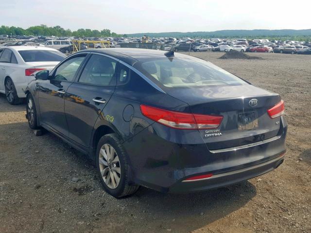 5XXGU4L33GG080547 - 2016 KIA OPTIMA EX BLACK photo 3