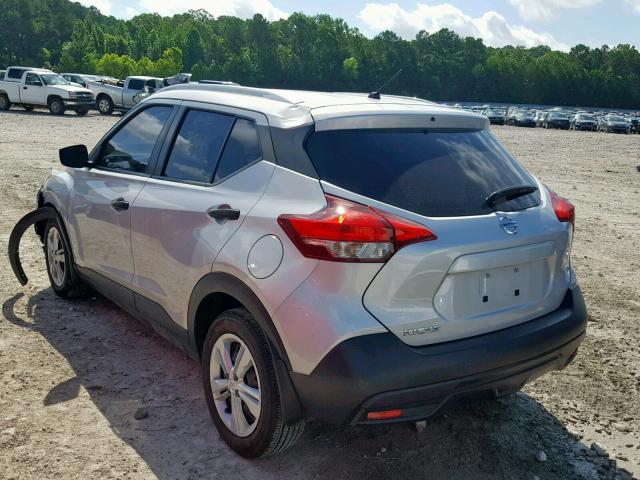 3N1CP5CU0JL501904 - 2018 NISSAN KICKS S SILVER photo 3