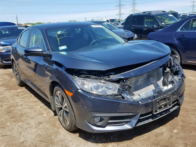 19XFC1F78HE017756 - 2017 HONDA CIVIC EXL BLUE photo 1