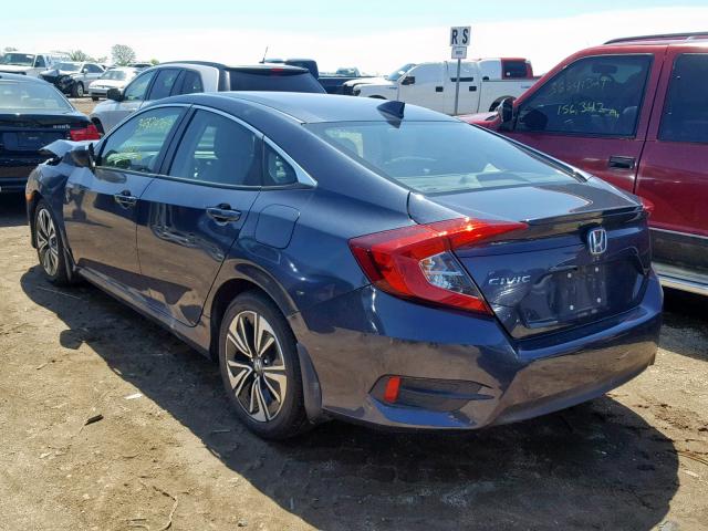 19XFC1F78HE017756 - 2017 HONDA CIVIC EXL BLUE photo 3