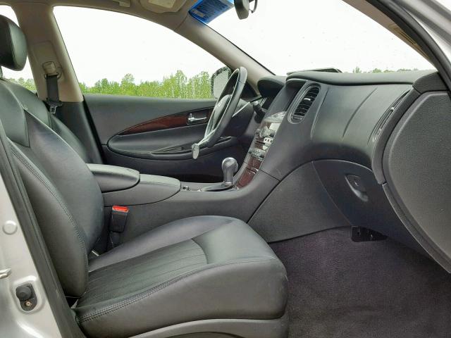 JN1AJ0HP5BM801301 - 2011 INFINITI EX35 BASE SILVER photo 5