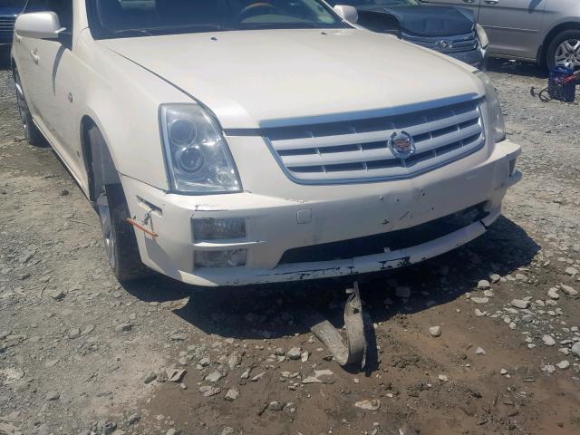 1G6DW677X60137934 - 2006 CADILLAC STS WHITE photo 9