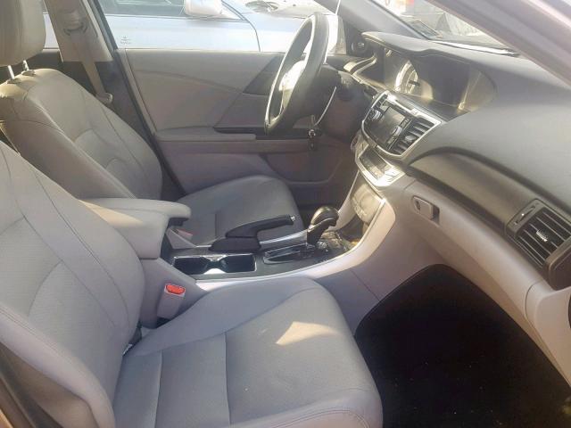 1HGCR3F81FA030100 - 2015 HONDA ACCORD EXL GRAY photo 5