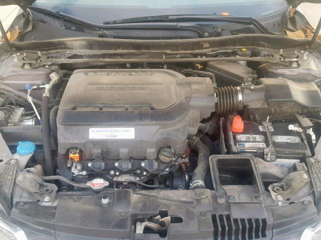 1HGCR3F81FA030100 - 2015 HONDA ACCORD EXL GRAY photo 7