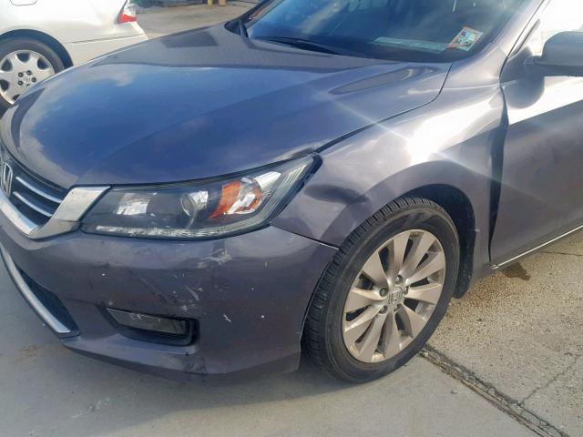 1HGCR3F81FA030100 - 2015 HONDA ACCORD EXL GRAY photo 9