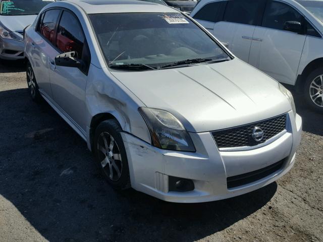 3N1AB6AP9CL779020 - 2012 NISSAN SENTRA 2.0 SILVER photo 1