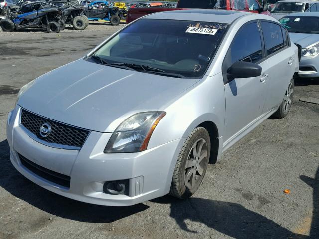 3N1AB6AP9CL779020 - 2012 NISSAN SENTRA 2.0 SILVER photo 2