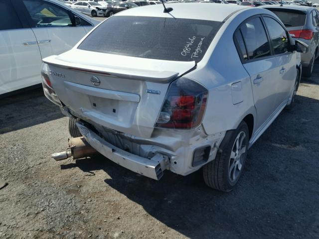 3N1AB6AP9CL779020 - 2012 NISSAN SENTRA 2.0 SILVER photo 4