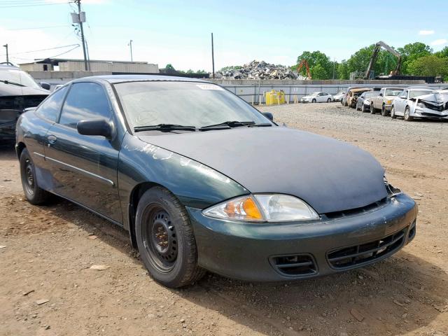 1G1JS124527205594 - 2002 CHEVROLET CAVALIER L GREEN photo 1