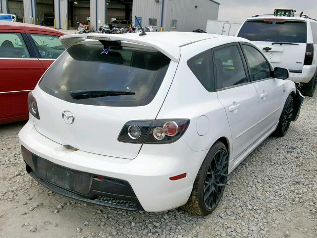 JM1BK34L791212331 - 2009 MAZDA SPEED 3 WHITE photo 4