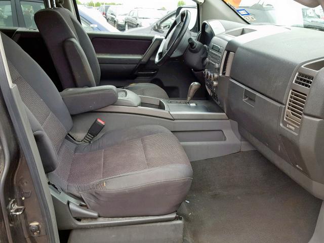 5N1AA08B05N707158 - 2005 NISSAN ARMADA SE GRAY photo 5