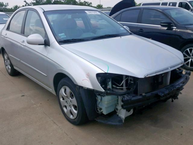 KNAFE221X95624978 - 2009 KIA SPECTRA EX SILVER photo 1