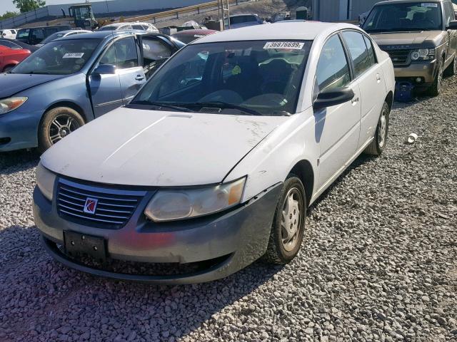 1G8AJ55FX6Z111388 - 2006 SATURN ION LEVEL WHITE photo 2