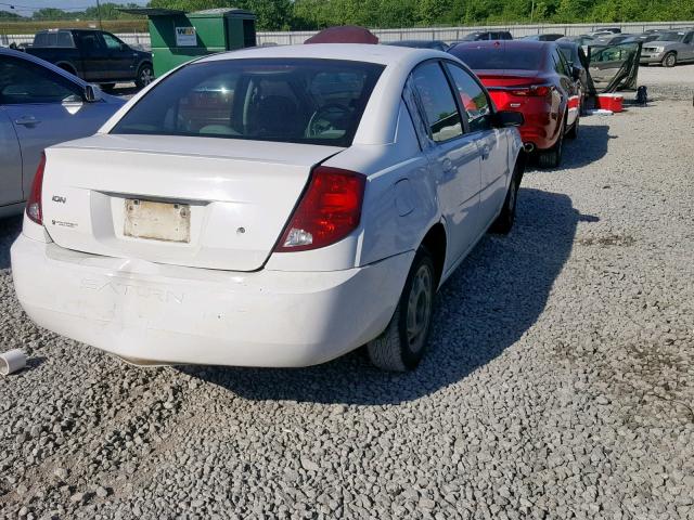 1G8AJ55FX6Z111388 - 2006 SATURN ION LEVEL WHITE photo 4