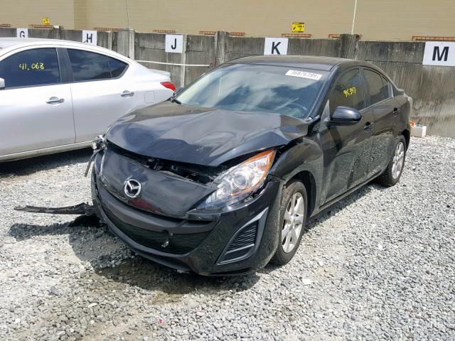 JM1BL1VF0B1442096 - 2011 MAZDA 3 I BLACK photo 2