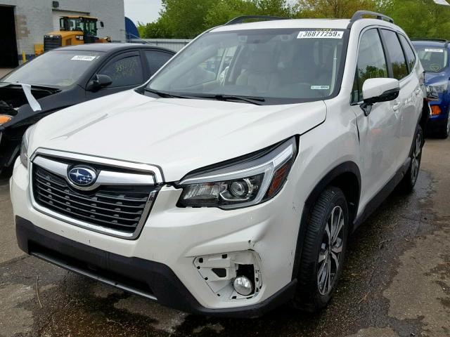 JF2SKASC9KH487270 - 2019 SUBARU FORESTER L WHITE photo 2