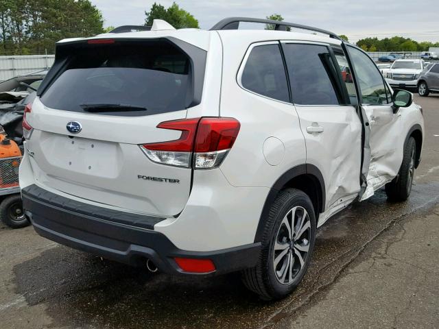 JF2SKASC9KH487270 - 2019 SUBARU FORESTER L WHITE photo 4