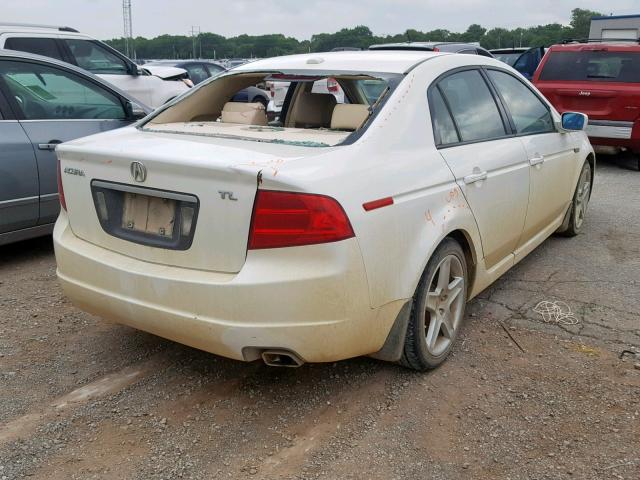 19UUA66286A035383 - 2006 ACURA 3.2TL WHITE photo 4