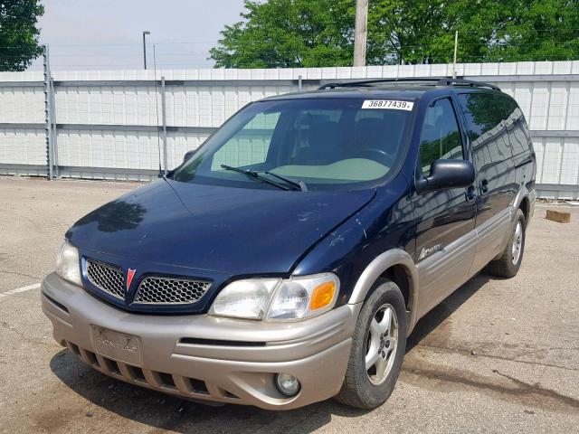 1GMDX03E43D102737 - 2003 PONTIAC MONTANA BLUE photo 2