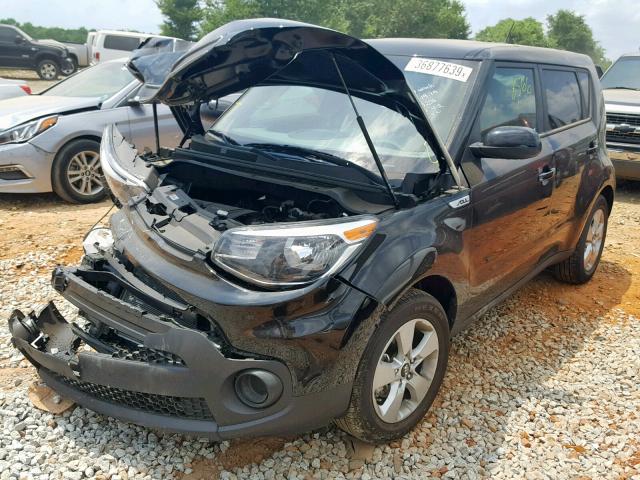 KNDJN2A29K7690214 - 2019 KIA SOUL BLACK photo 2