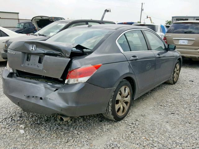 1HGCP268X8A142123 - 2008 HONDA ACCORD EXL CHARCOAL photo 4