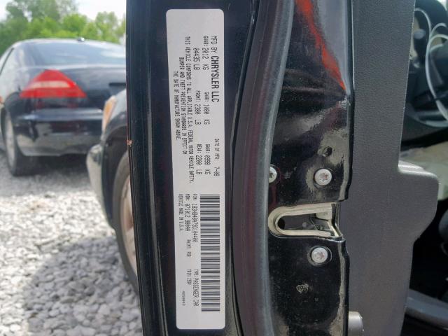 1B3HB48A79D104400 - 2009 DODGE CALIBER SX BLACK photo 10