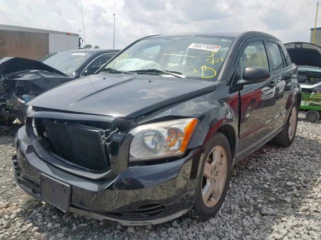 1B3HB48A79D104400 - 2009 DODGE CALIBER SX BLACK photo 2