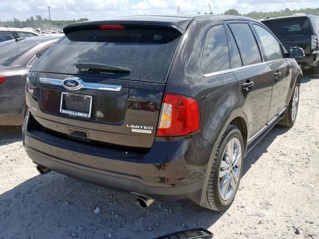 2FMDK3K99DBB52819 - 2013 FORD EDGE LIMIT BLACK photo 4