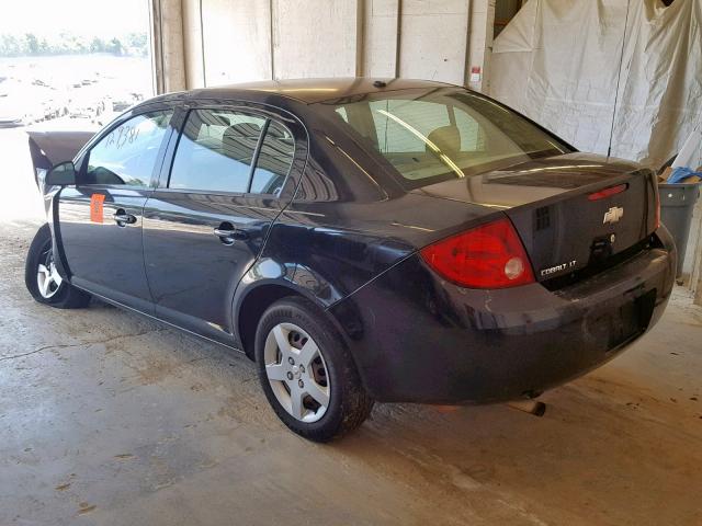 1G1AL58F487186140 - 2008 CHEVROLET COBALT LT BLACK photo 3