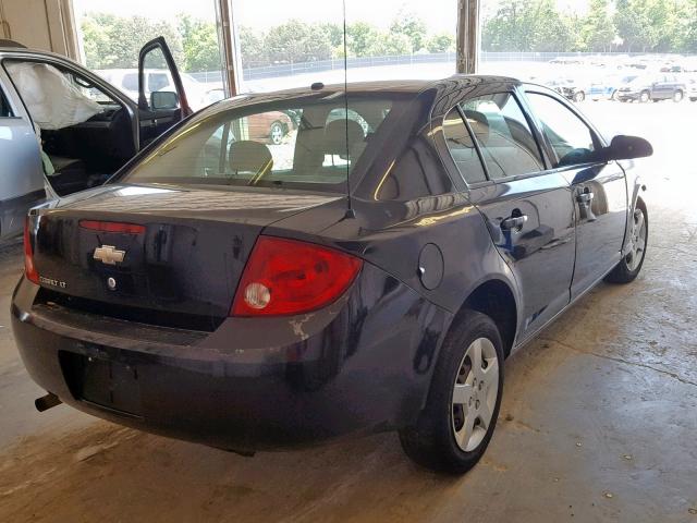 1G1AL58F487186140 - 2008 CHEVROLET COBALT LT BLACK photo 4