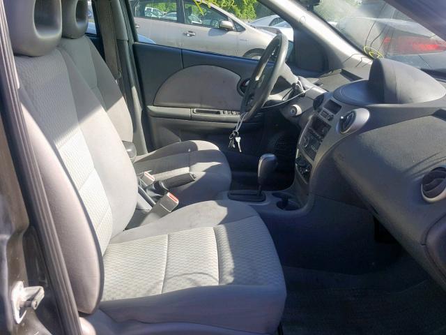 1G8AJ58F67Z171374 - 2007 SATURN ION LEVEL GRAY photo 5