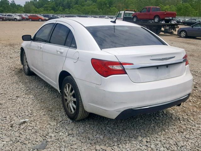 1C3CCBAB9CN104238 - 2012 CHRYSLER 200 LX WHITE photo 3