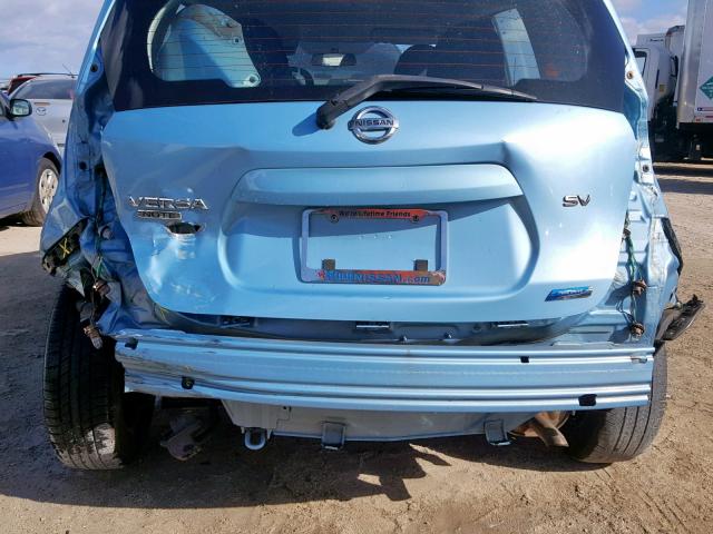 3N1CE2CP8FL390024 - 2015 NISSAN VERSA NOTE TEAL photo 9