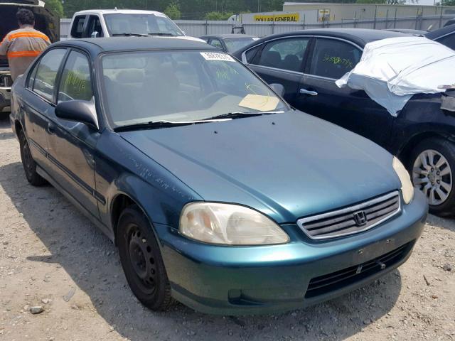 2HGEJ6616YH527216 - 2000 HONDA CIVIC BASE GREEN photo 1