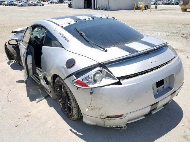 4A3AK24F57E036351 - 2007 MITSUBISHI ECLIPSE GS SILVER photo 3