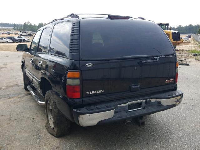 1GKEK13Z24J111072 - 2004 GMC YUKON BLACK photo 3