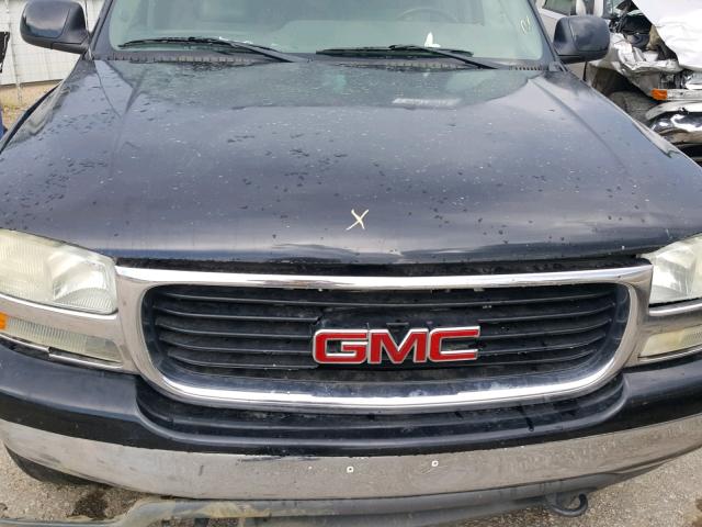 1GKEK13Z24J111072 - 2004 GMC YUKON BLACK photo 7