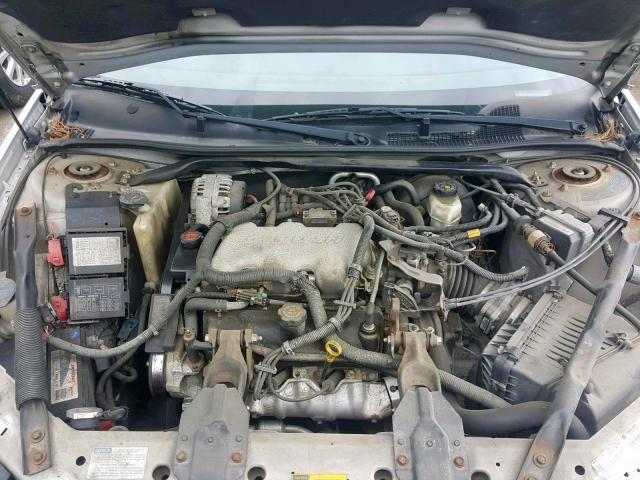 2G1WF55E019221527 - 2001 CHEVROLET IMPALA SILVER photo 7