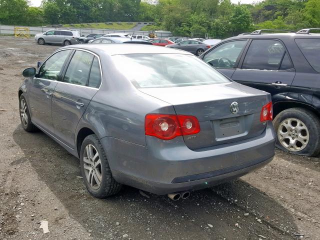 3VWRF71K96M777634 - 2006 VOLKSWAGEN JETTA 2.5 GRAY photo 3