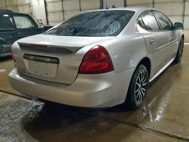 2G2WP552081171848 - 2008 PONTIAC GRAND PRIX SILVER photo 4