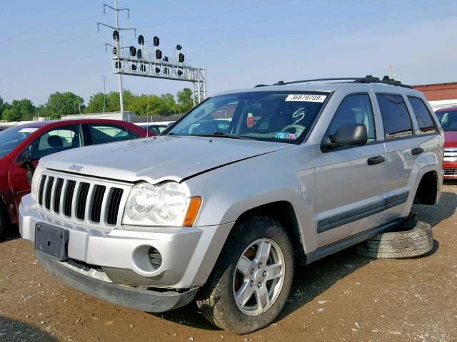 1J4GR48K36C325163 - 2006 JEEP GRAND CHER SILVER photo 2