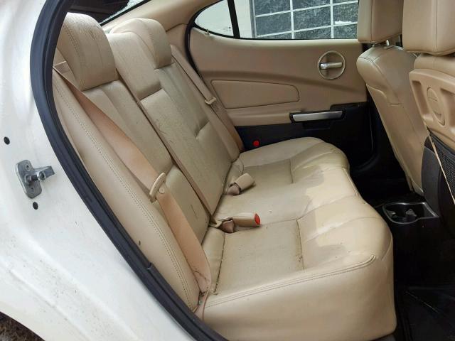 2G2WP552471185119 - 2007 PONTIAC GRAND PRIX WHITE photo 6