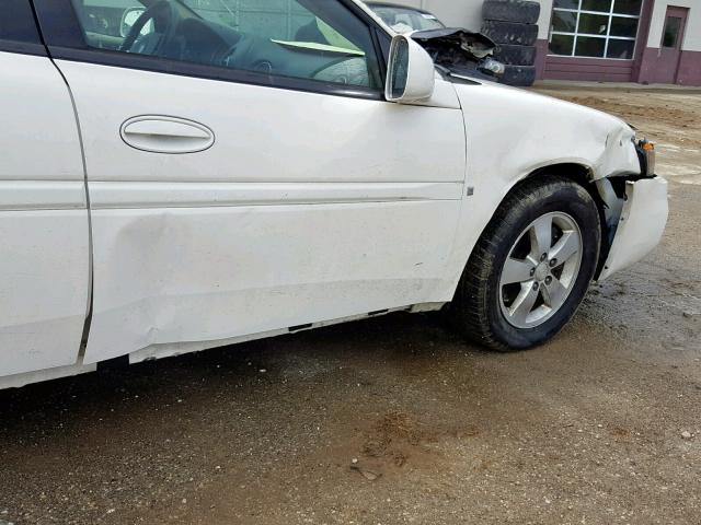 2G2WP552471185119 - 2007 PONTIAC GRAND PRIX WHITE photo 9